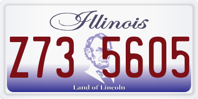 IL license plate Z735605