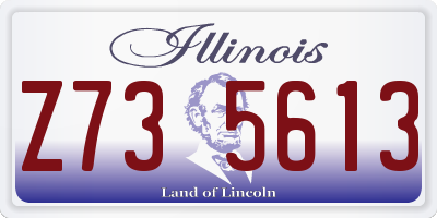 IL license plate Z735613