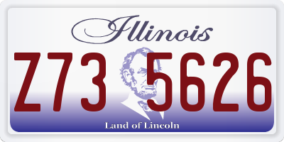 IL license plate Z735626