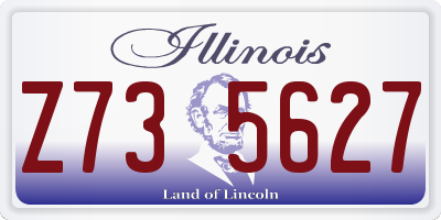 IL license plate Z735627