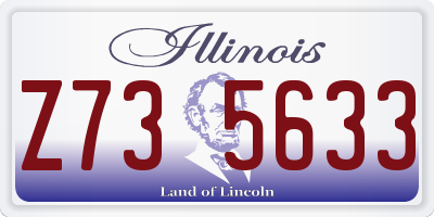 IL license plate Z735633