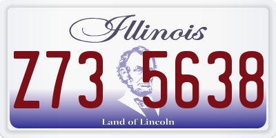 IL license plate Z735638