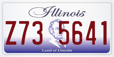 IL license plate Z735641