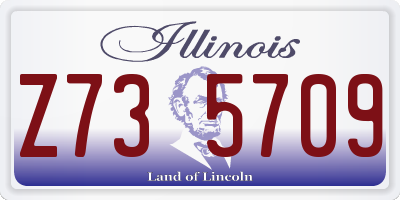 IL license plate Z735709