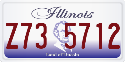 IL license plate Z735712