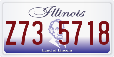 IL license plate Z735718