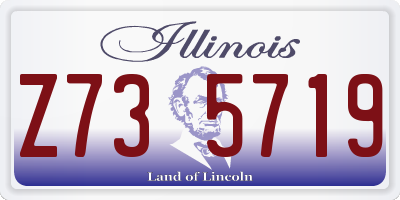 IL license plate Z735719