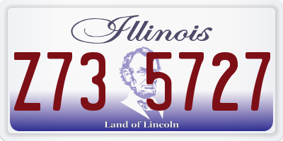 IL license plate Z735727