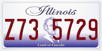IL license plate Z735729