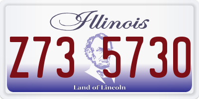 IL license plate Z735730