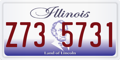 IL license plate Z735731
