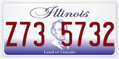 IL license plate Z735732