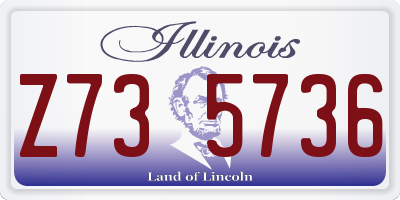 IL license plate Z735736