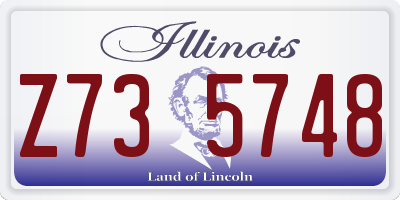 IL license plate Z735748