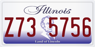 IL license plate Z735756