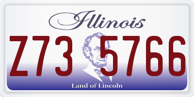 IL license plate Z735766