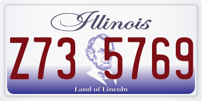 IL license plate Z735769