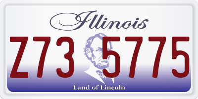 IL license plate Z735775