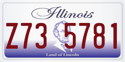 IL license plate Z735781