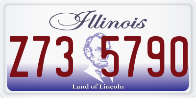 IL license plate Z735790