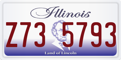 IL license plate Z735793