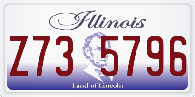IL license plate Z735796