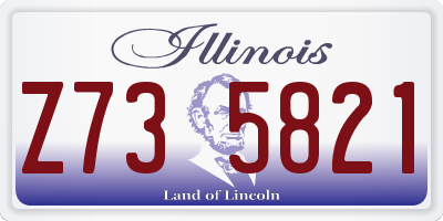 IL license plate Z735821