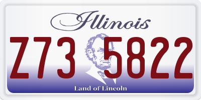 IL license plate Z735822