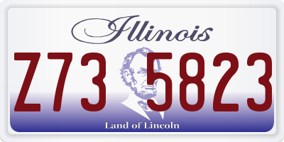 IL license plate Z735823