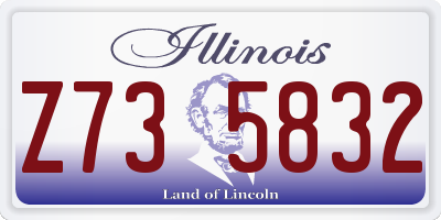 IL license plate Z735832
