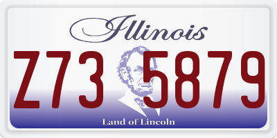 IL license plate Z735879
