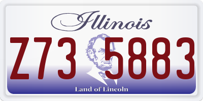 IL license plate Z735883