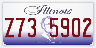 IL license plate Z735902