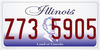 IL license plate Z735905