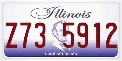 IL license plate Z735912