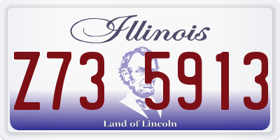 IL license plate Z735913