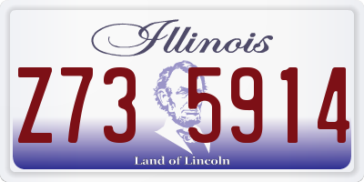 IL license plate Z735914