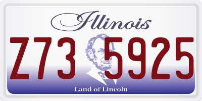 IL license plate Z735925