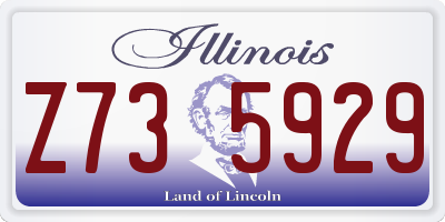 IL license plate Z735929
