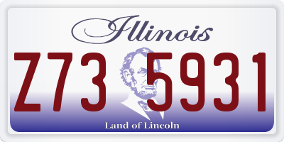 IL license plate Z735931