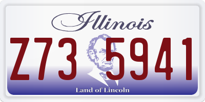 IL license plate Z735941