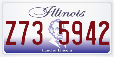 IL license plate Z735942