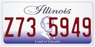 IL license plate Z735949