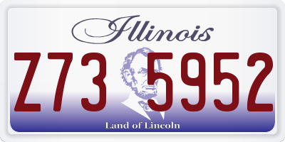 IL license plate Z735952