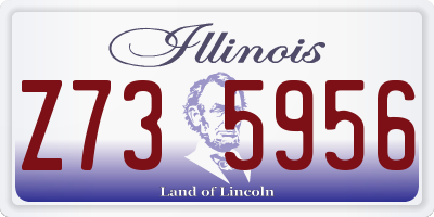 IL license plate Z735956