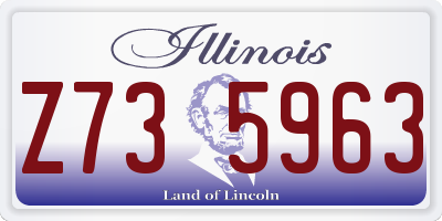 IL license plate Z735963