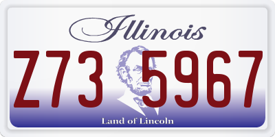 IL license plate Z735967