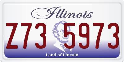 IL license plate Z735973