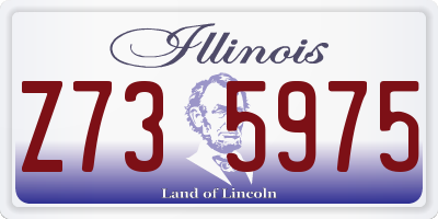 IL license plate Z735975