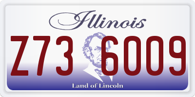 IL license plate Z736009
